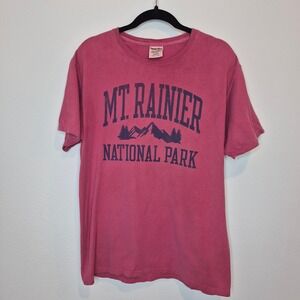 Mt Rainier T Shirt Tourist National Park Normcore Gorpcore Hiking Washington M